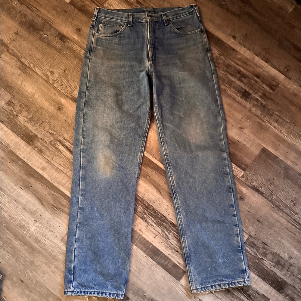 Carhartt blue jeans (w/fleece lining)!
